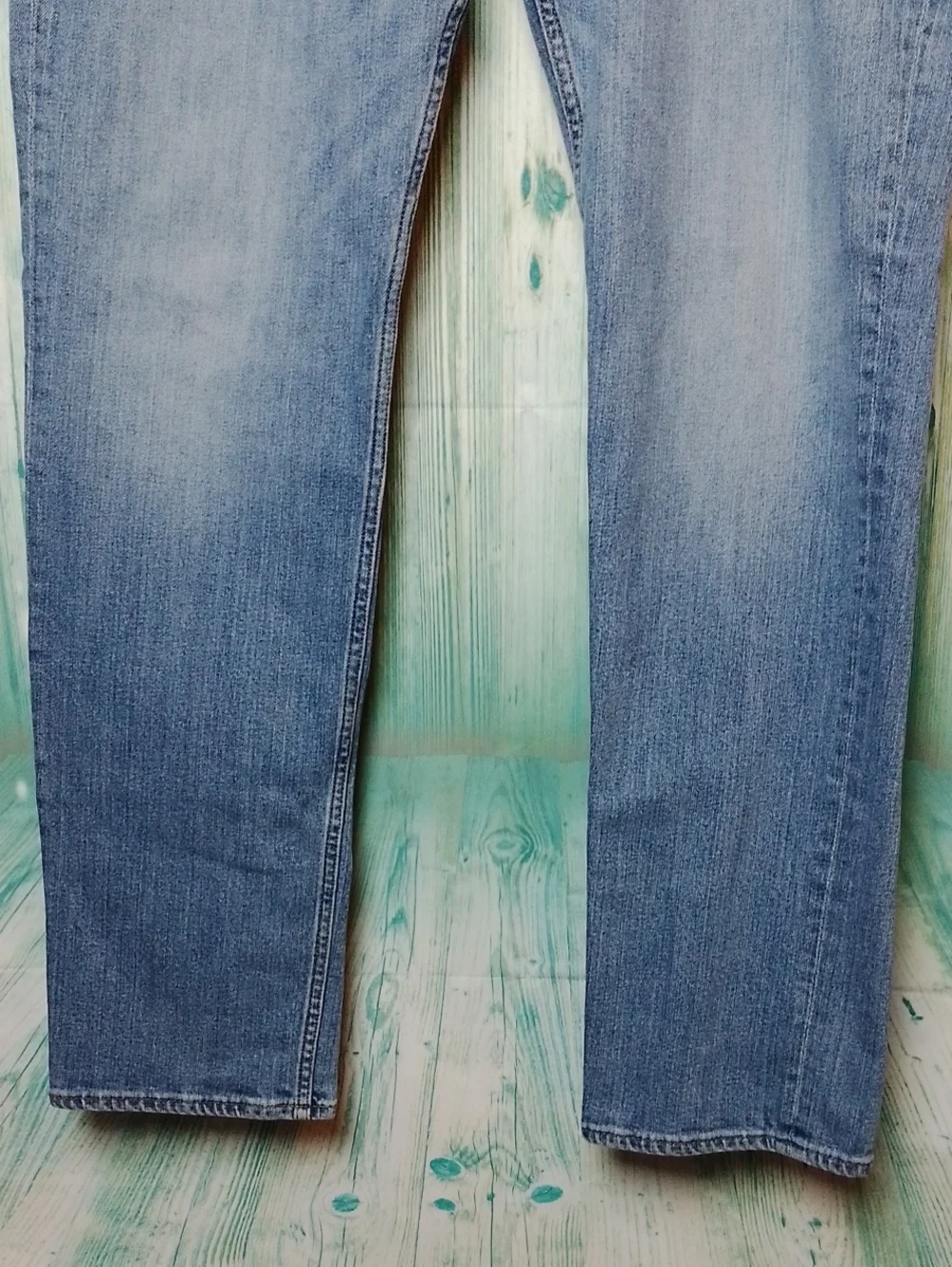 The Straight Light Wash 7 For All Mankind Jeans 38X32